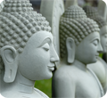 stone buddhas